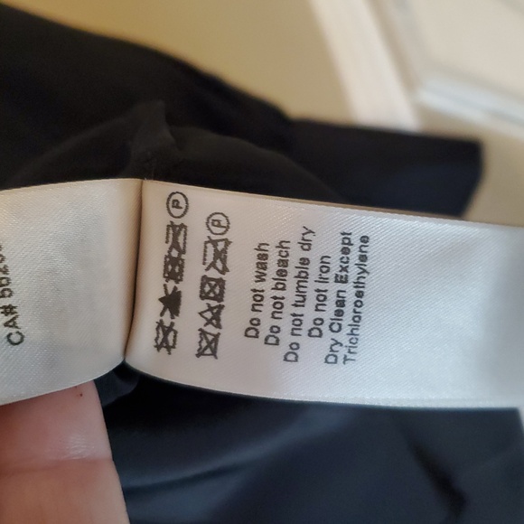 7 For All Mankind Womens Relaxed Bow Silk Blouse In Black Size S NWT'S - Picture 11 of 11